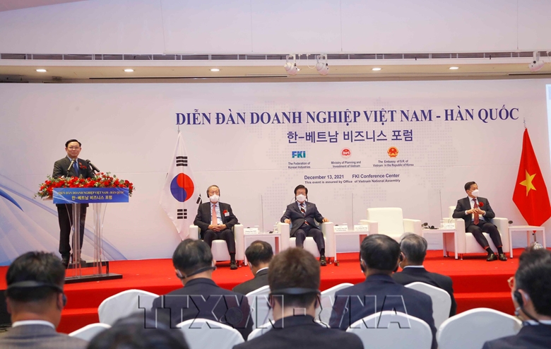 越韩两国力争至2023年双边贸易额达1000亿美元