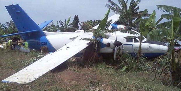 一架货机在刚果民主共和国坠毁已致至少5人遇难