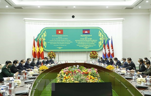 越南国家主席阮春福圆满结束对柬埔寨进行的国事访问