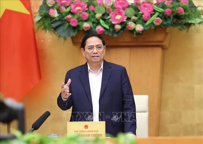 越南政府总理范明正要求立即落实2022年各项任务