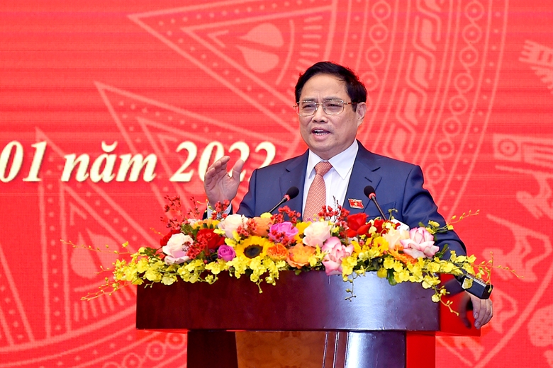 范明正总理出席2022年财政-国家预算任务部署会议