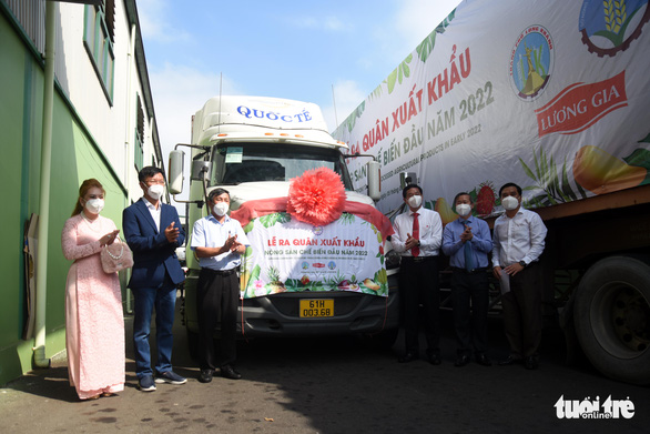 越南同奈省出口2022年首批加工水果