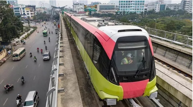 河内市确保城铁三号线呠——河内站路段项目的进度