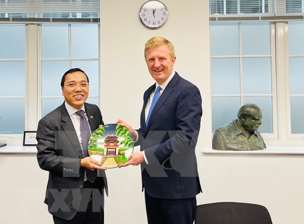 英国保守党支持推动英越之间的关系