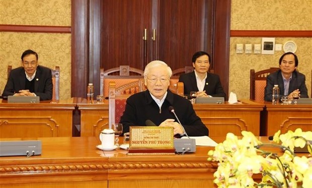 阮富仲总书记主持召开中央书记处会议 评估迎接2022年壬寅春节的组织工作