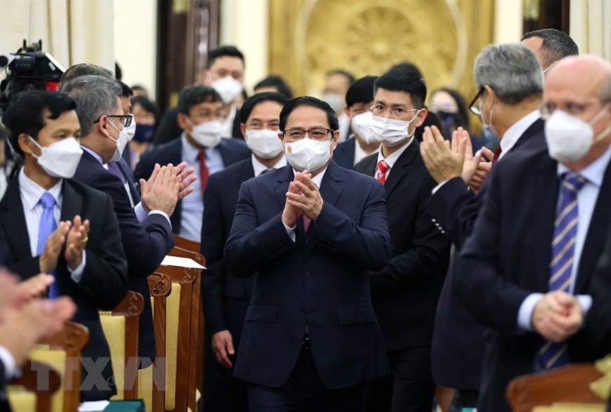 范明正总理感谢国际合作伙伴支持越南抗击COVID-19