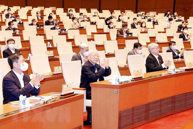 越共中央总书记阮富仲出席专职国会代表会议