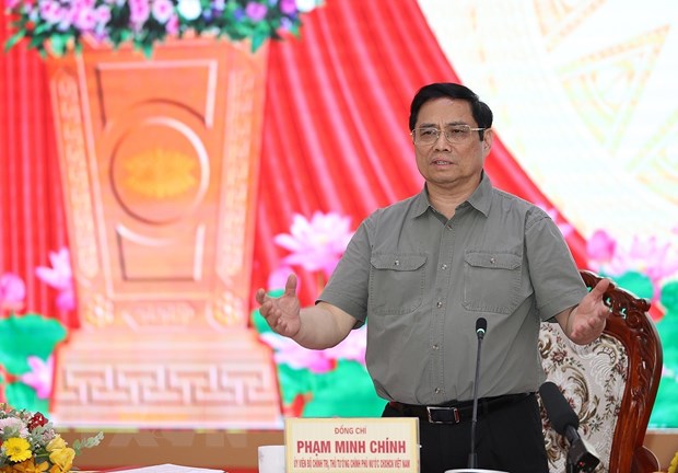 范明正总理与朔庄省主要领导举行工作会议