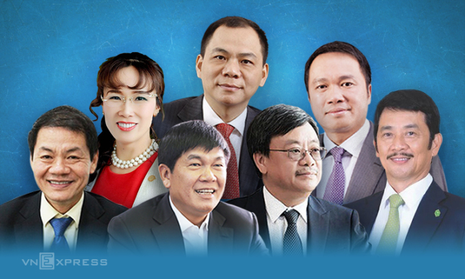越南7名企业家荣登《2022年福布斯全球亿万富豪榜》
