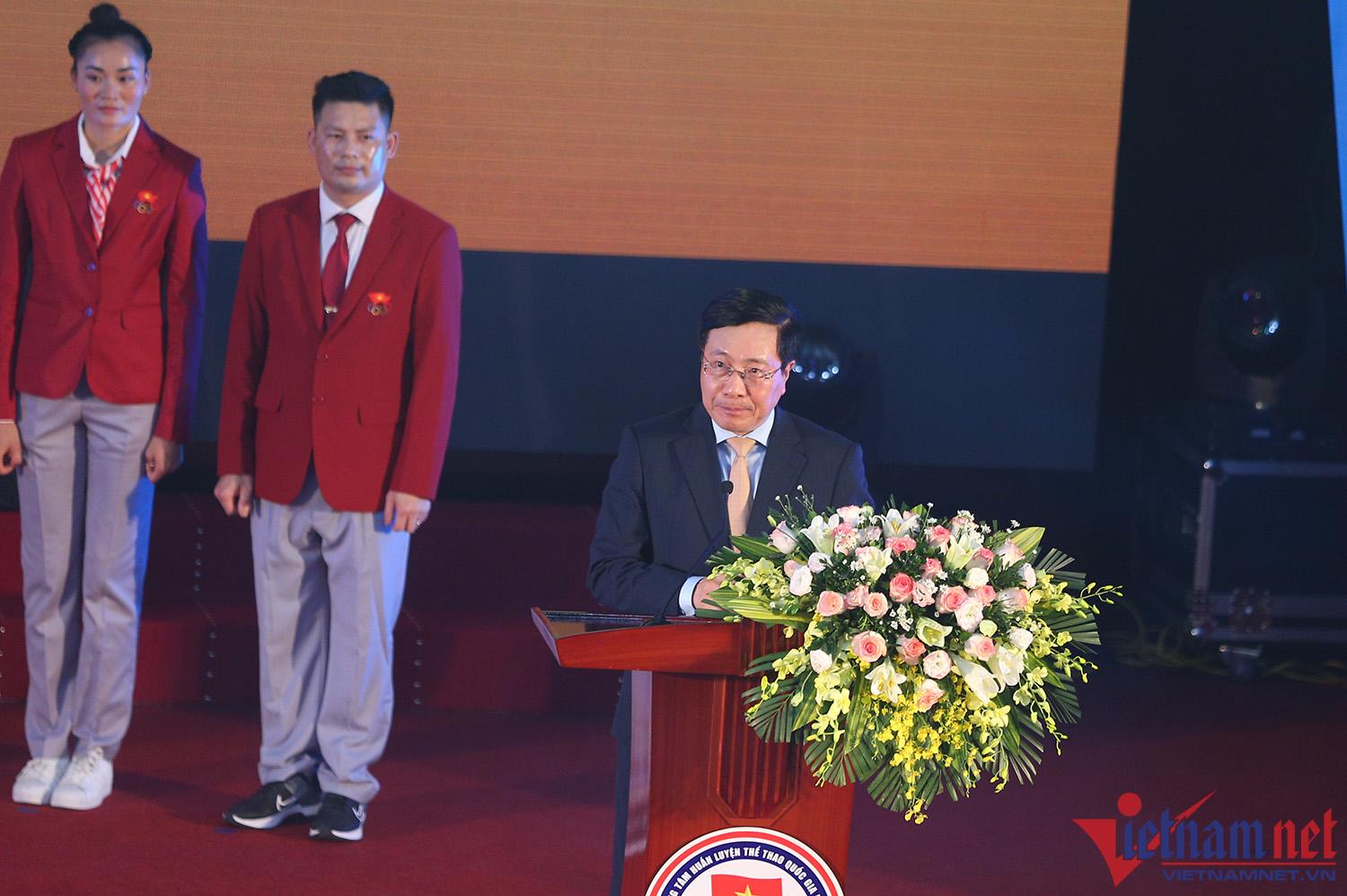 范平明副总理：越南体育代表团每一名成员应成为国家的文化外交大使