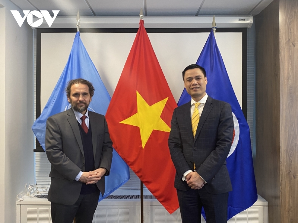 越南常驻联合国代表会见《渥太华禁雷公约》特使