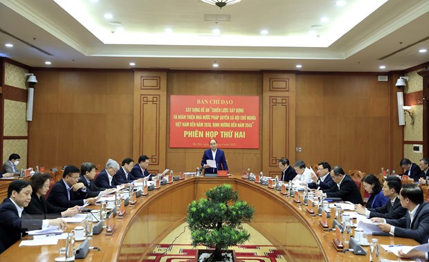 国家主席阮春福主持召开法治国家建设战略提案指委会第二次会议