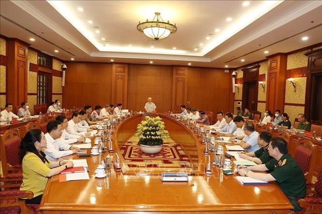 越共中央总书记阮富仲主持中央反腐败指导委员会常委会会议