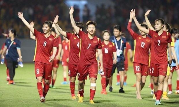 第31届东南亚运动会女足比赛：越南女足队1-0击败缅甸队