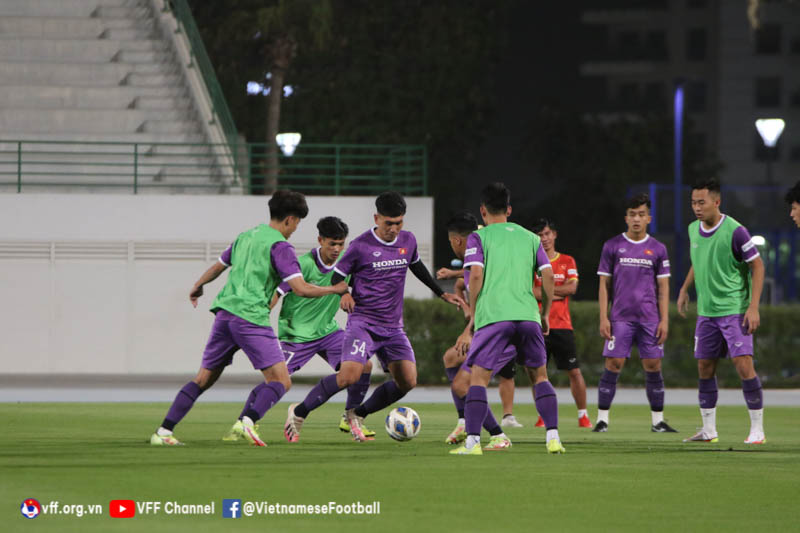 2022年U23亚洲杯赛决赛：越南U23男足队准备就绪