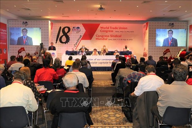 越南参加第 18 届世界工会联合会大会