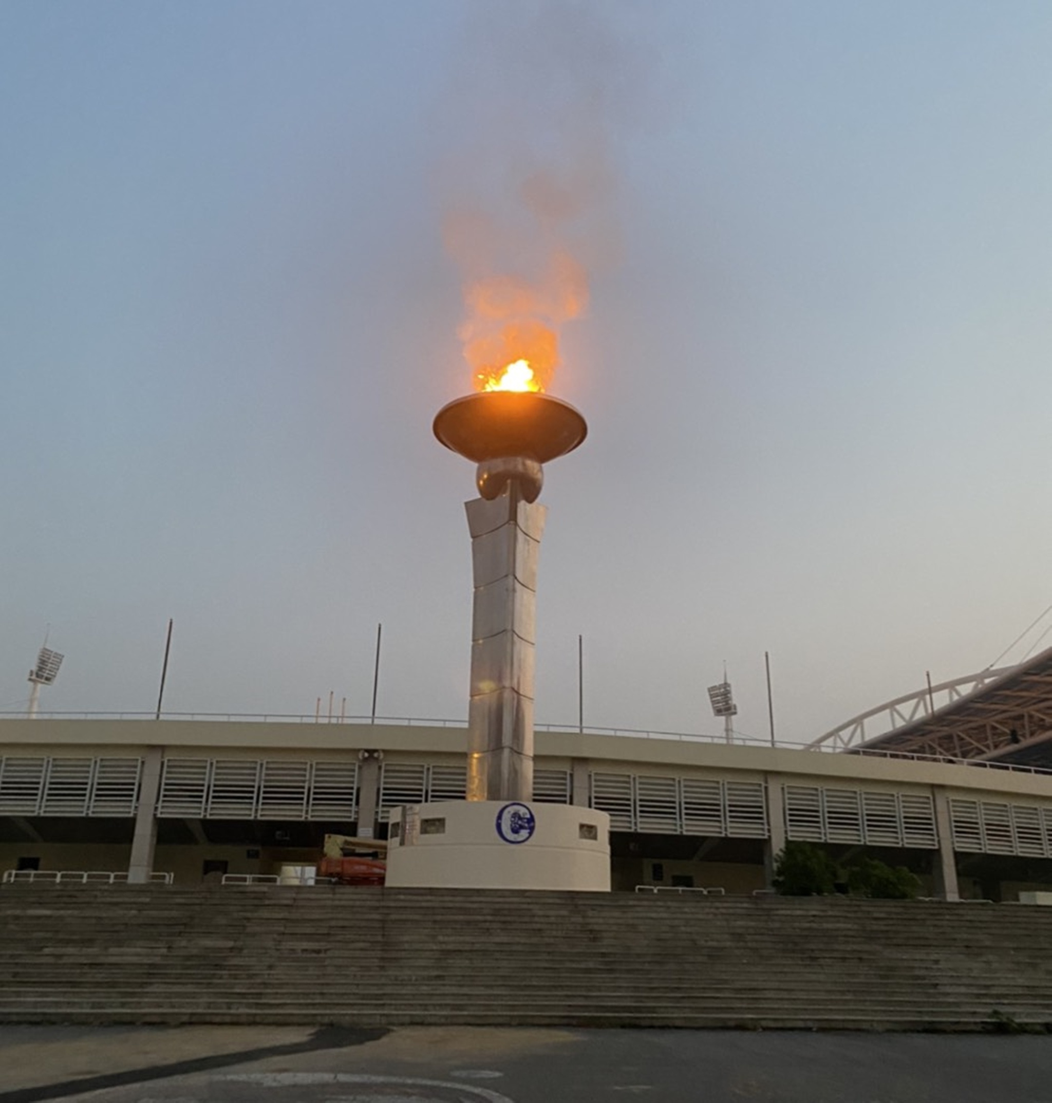第31届东运会圣火取火仪式今日在胡志明博物馆举行
