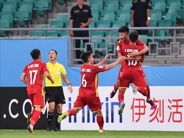 2022年亚洲U23足球锦标赛决赛阶段： 越南和泰国各进两球