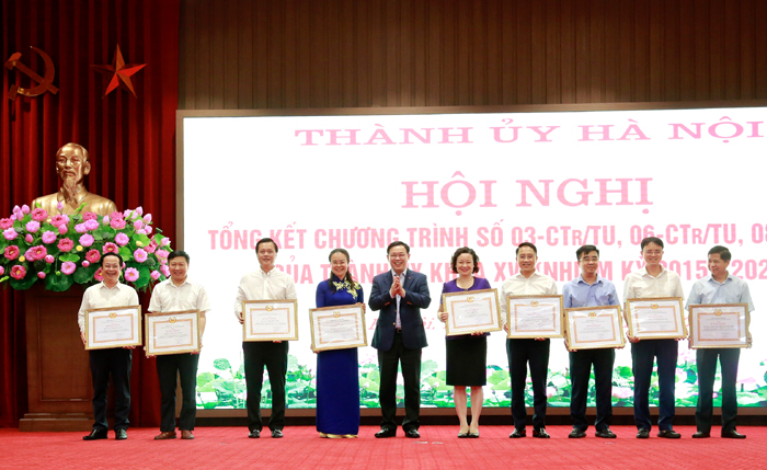 Hà Nội tổng kết 3 chương trình công tác quan trọng nhiệm kỳ 2015-2020