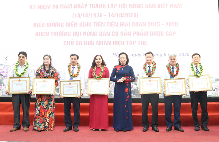 Hà Nội biểu dương điển hình tiên tiến Hội Nông dân thành phố giai đoạn 2015-2020