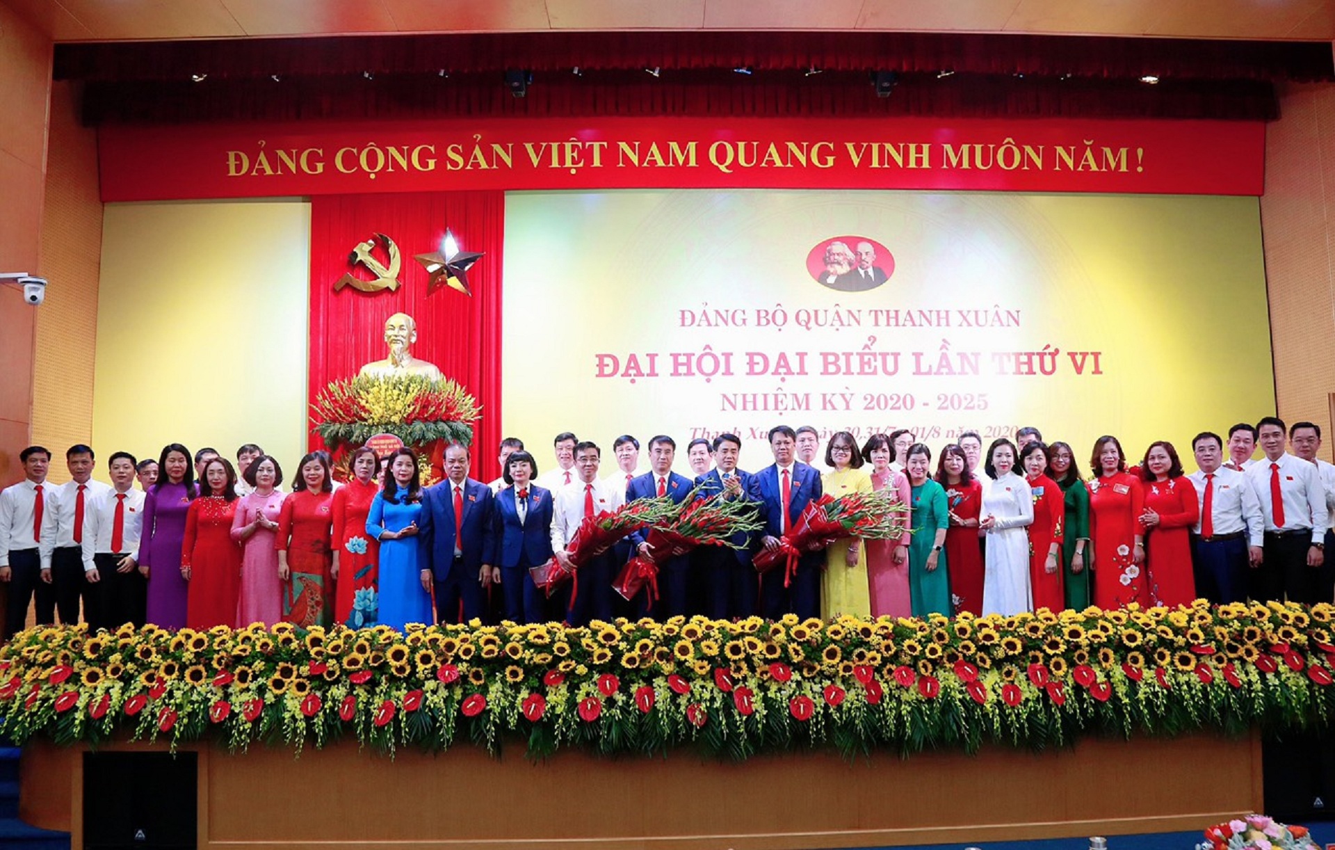 Ban Thường vụ Quận ủy Thanh Xuân khóa VI nhiệm kỳ 2020-2025