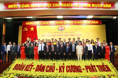 Ban Thường vụ Huyện ủy Hoài Đức khóa XXIV nhiệm kỳ 2020-2025