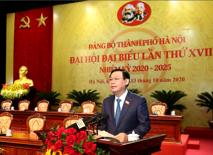 Đại hội đại biểu lần thứ XVII Đảng bộ thành phố Hà Nội tiến hành phiên trù bị
