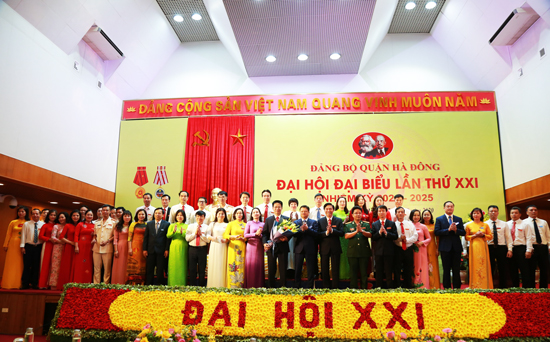 Ban Thường vụ Quận ủy Hà Đông khóa XXI nhiệm kỳ 2020-2025