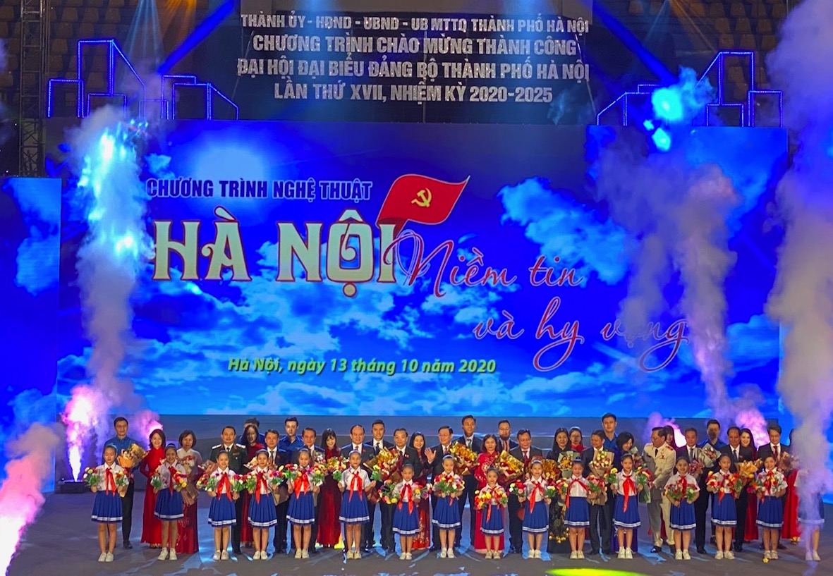 Chương trình nghệ thuật chào mừng thành công Đại hội đại biểu Đảng bộ TP Hà Nội