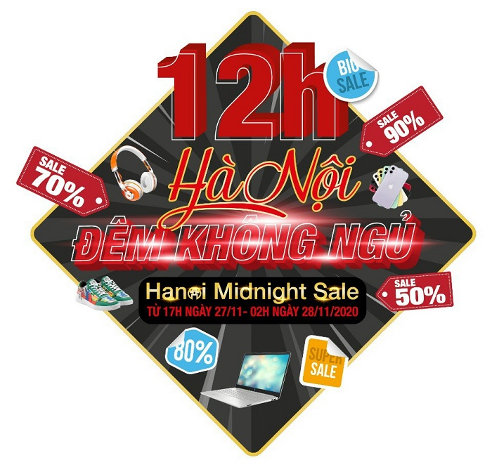 Chương trình Hà Nội đêm không ngủ - Ha Noi Midnight Sale diễn ra tối 27 11
