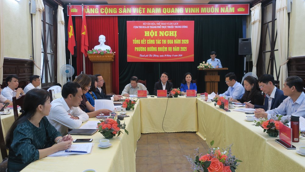 Cụm thi đua ngành Văn hóa, Thể thao và Du lịch 5 thành phố trực thuộc trung ương tổng kết công tác năm 2020