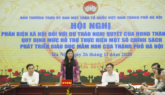 Phản biện chính sách phát triển giáo dục mầm non trên địa bàn Hà Nội