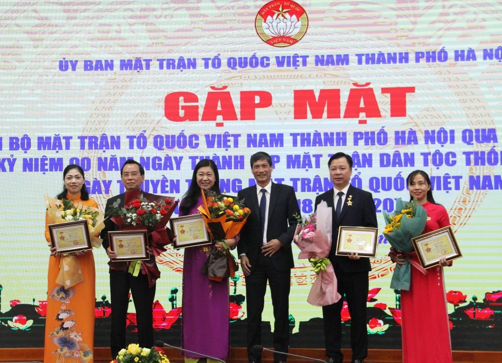Gặp mặt cán bộ MTTQ Việt Nam Thành phố Hà Nội qua các thời kỳ