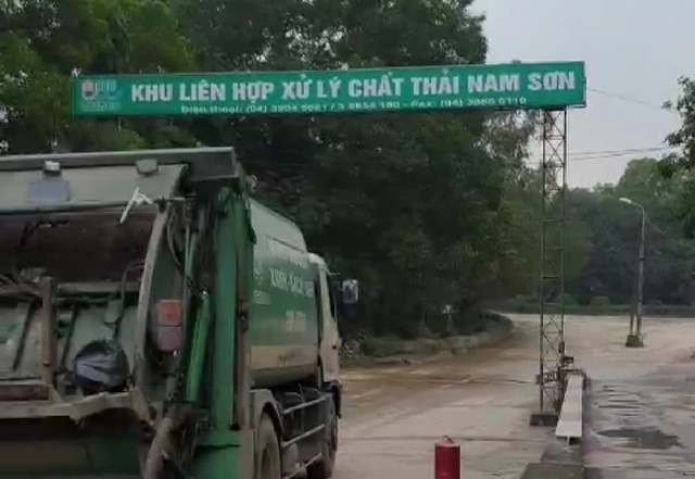Xử lý nghiêm các xe chở rác gây mất vệ sinh và gây ùn tắc giao thông tại bãi rác Nam Sơn