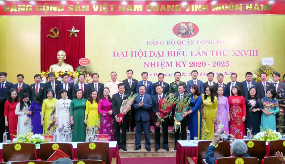 Ban Thường vụ Quận ủy Đống Đa khóa XXVIII, nhiệm kỳ 2020 - 2025