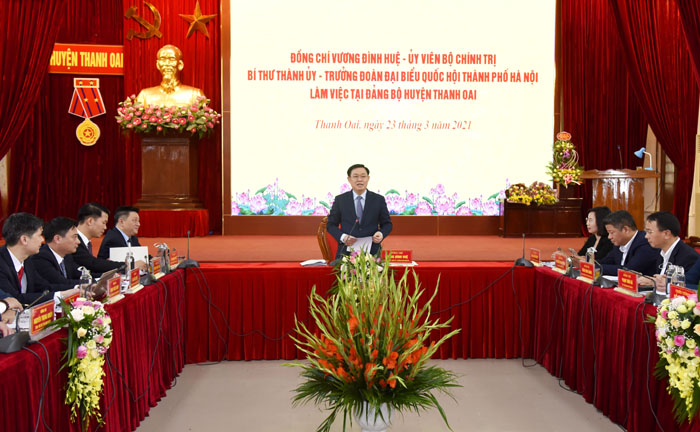 Đảng bộ Thanh Oai tập trung chỉ đạo giải quyết các vấn đề tồn đọng trong sử dụng đất