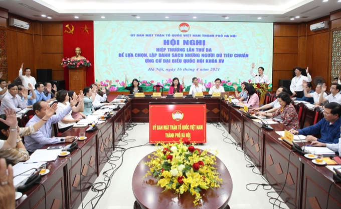 Hà Nội Thông qua danh sách 36 người ứng cử đại biểu Quốc hội