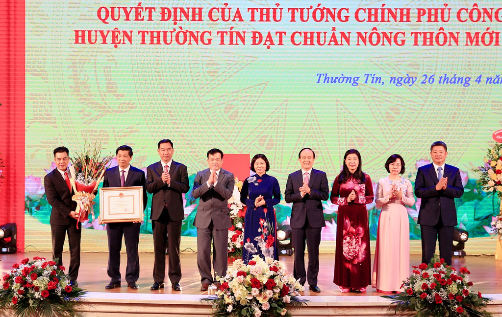 Huyện Thường Tín đạt chuẩn nông thôn mới