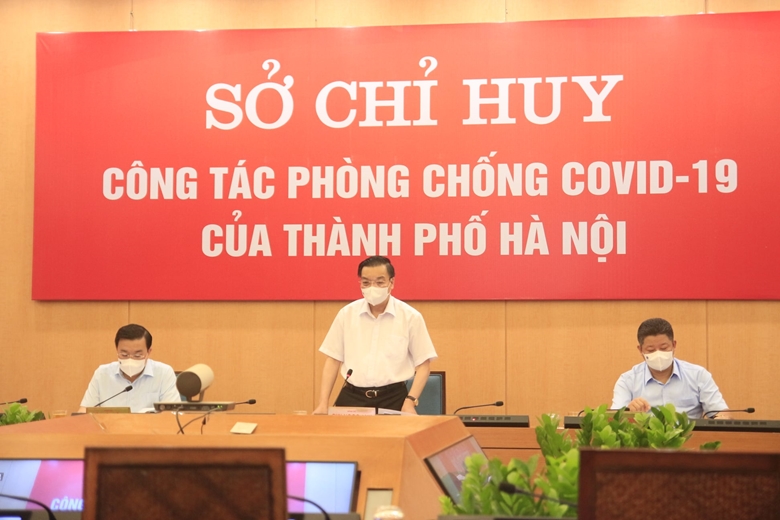 Chủ tịch UBND TP Hà Nội Xử phạt nghiêm vi phạm trong phòng, chống dịch