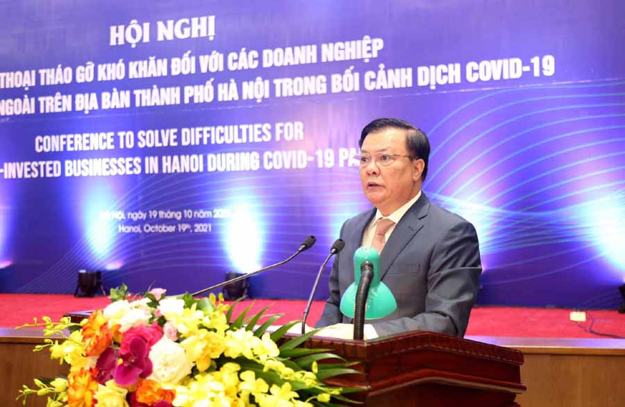 Hà Nội đối thoại, tháo gỡ khó khăn cho doanh nghiệp có vốn đầu tư nước ngoài