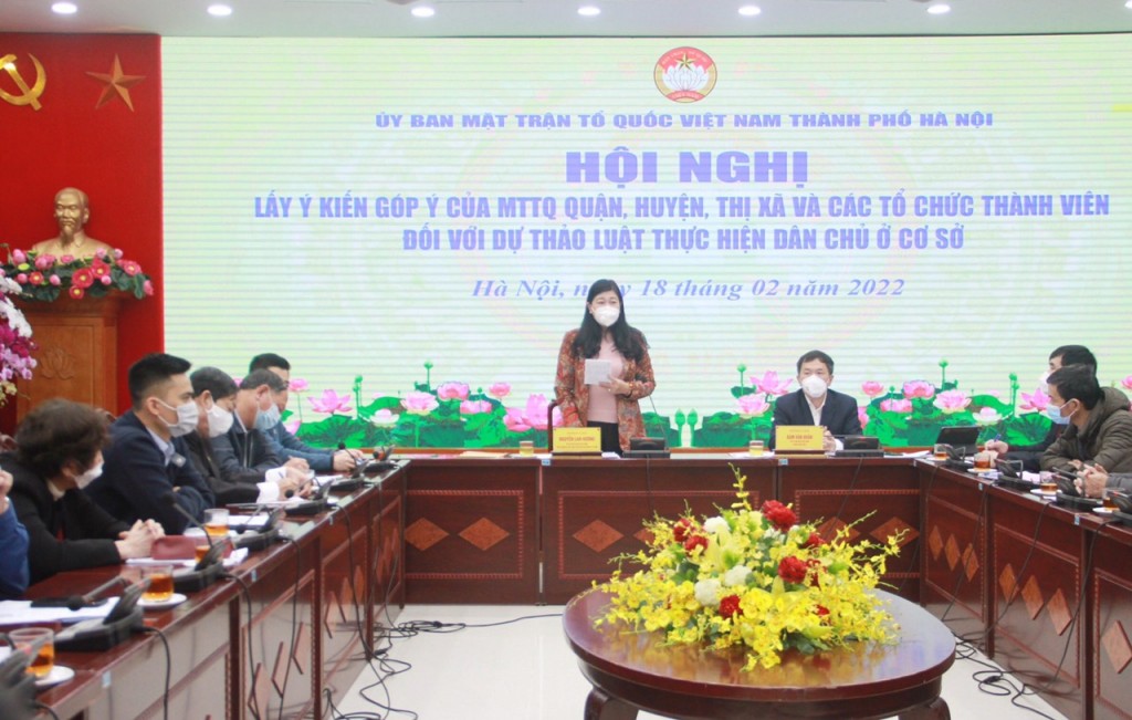 Công đoàn và MTTQ các cấp là rất quan trọng trong thực hiện quy chế dân chủ ở cơ sở