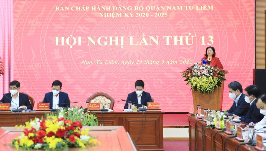 Nam Từ Liêm cần nâng cao chất lượng quản lý về quy hoạch, đất đai, trật tự xây dựng