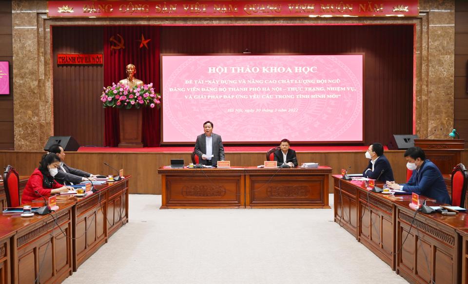 Hà Nội xây dựng, nâng cao chất lượng đội ngũ đảng viên