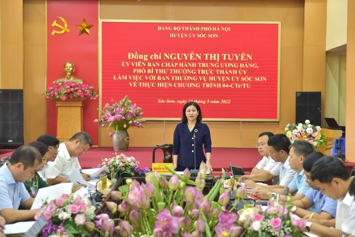 Sóc Sơn Phấn đấu có 1 3 số xã của huyện đạt chuẩn nông thôn mới nâng cao