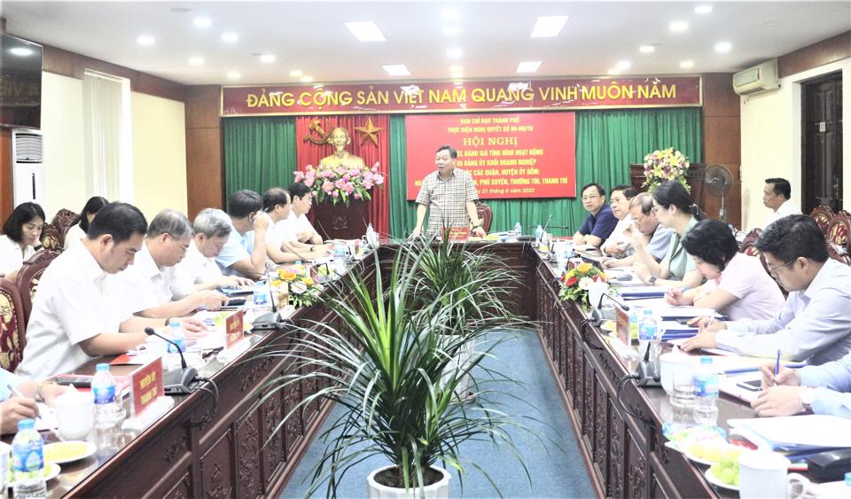 Hà Nội sẽ tôn vinh các doanh nghiệp có tổ chức Đảng hoạt động hiệu quả