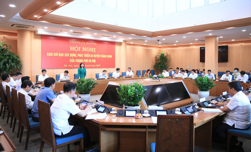 Hà Nội Kịp thời tháo gỡ khó khăn, xây dựng 5 huyện thành quận