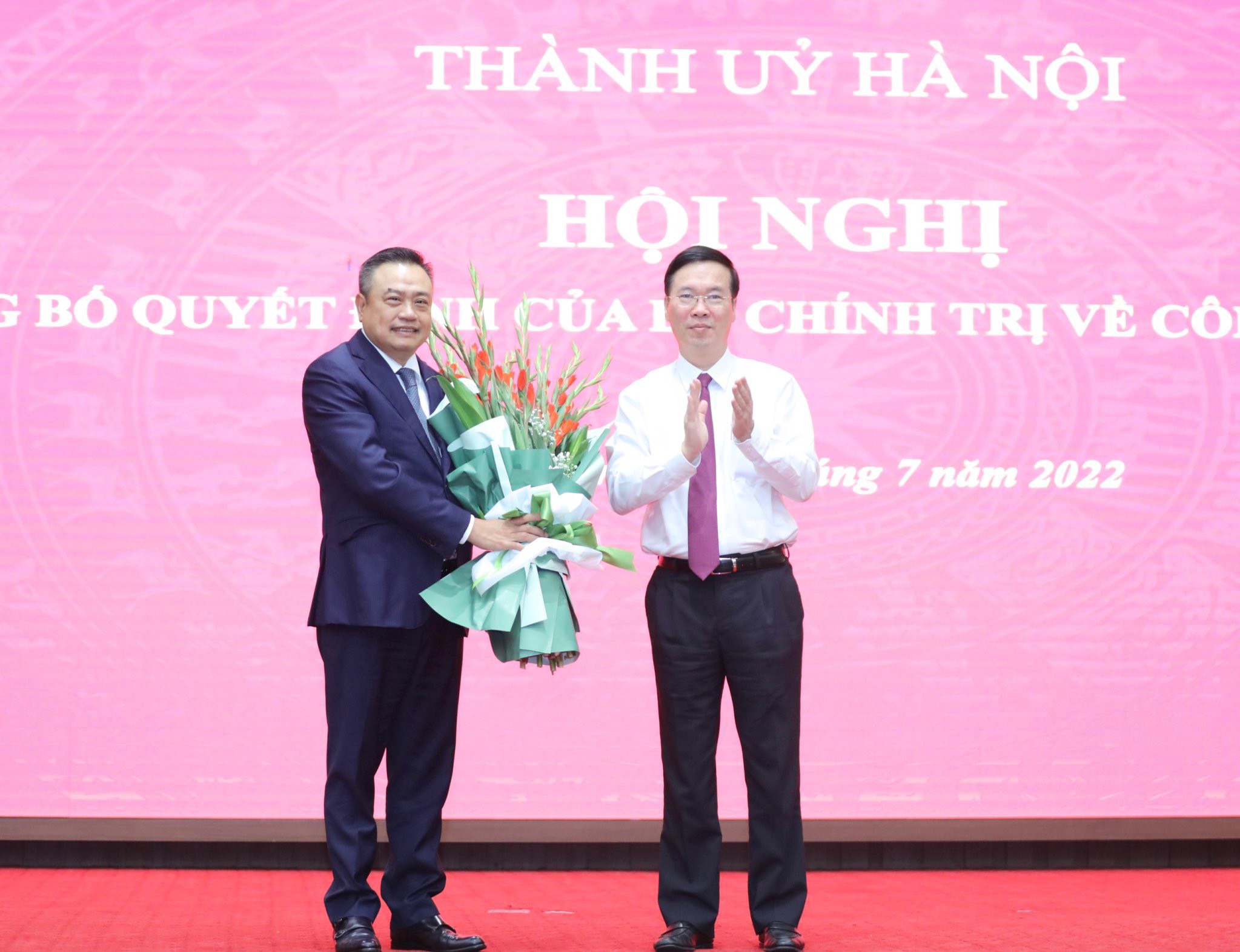 Đồng chí Trần Sỹ Thanh giữ chức Phó Bí thư Thành ủy Hà Nội