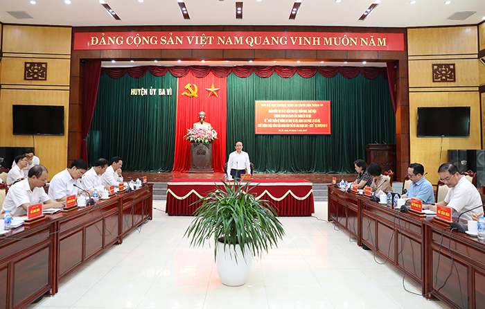 Huyện Ba Vì đầu tư nguồn lực để nâng cao đời sống vật chất, tinh thần cho người dân