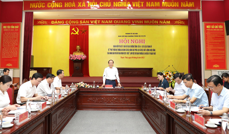 Huy động hệ thống chính trị vào cuộc thực hiện Chương trình 08 của Thành ủy Hà Nội