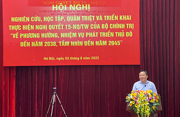 Xây dựng Thủ đô là trung tâm lớn, tiêu biểu của cả nước về giáo dục, đào tạo chất lượng cao